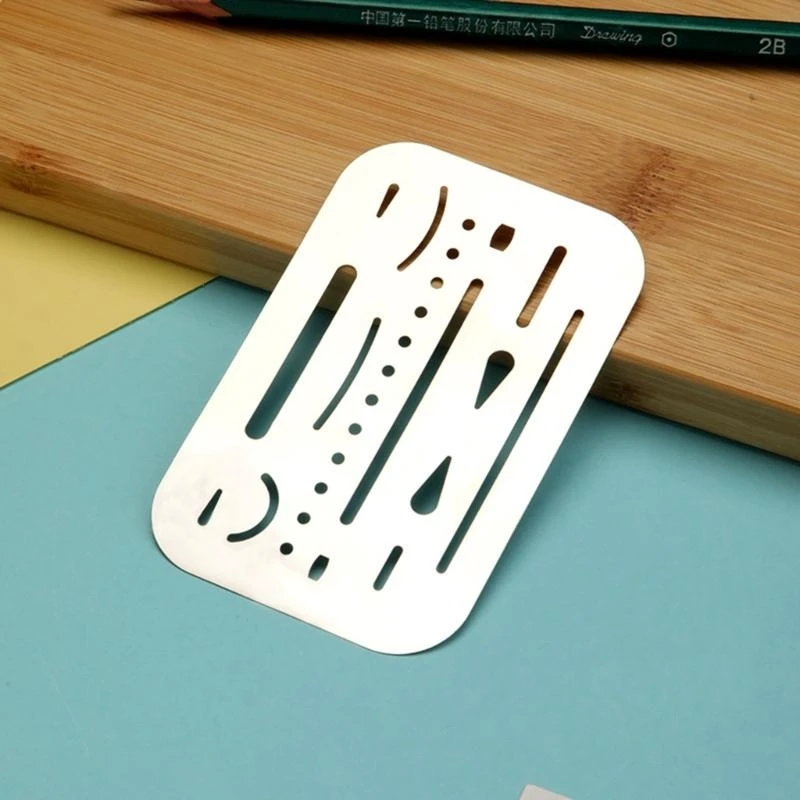 Stainless Steel Erasing Shield Craft Stencil